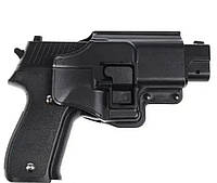 Пистолет страйкбольный металлический с кобурой черный Galaxy Colt M1911 Hi-Capa