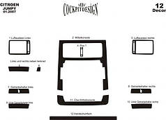 Накладки на панель Алюміній для Fiat Scudo 2007-2015 рр