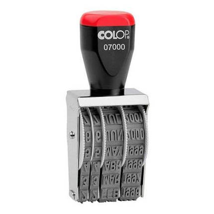 Датер стрічковий 7мм, Colop 07000, фото 1