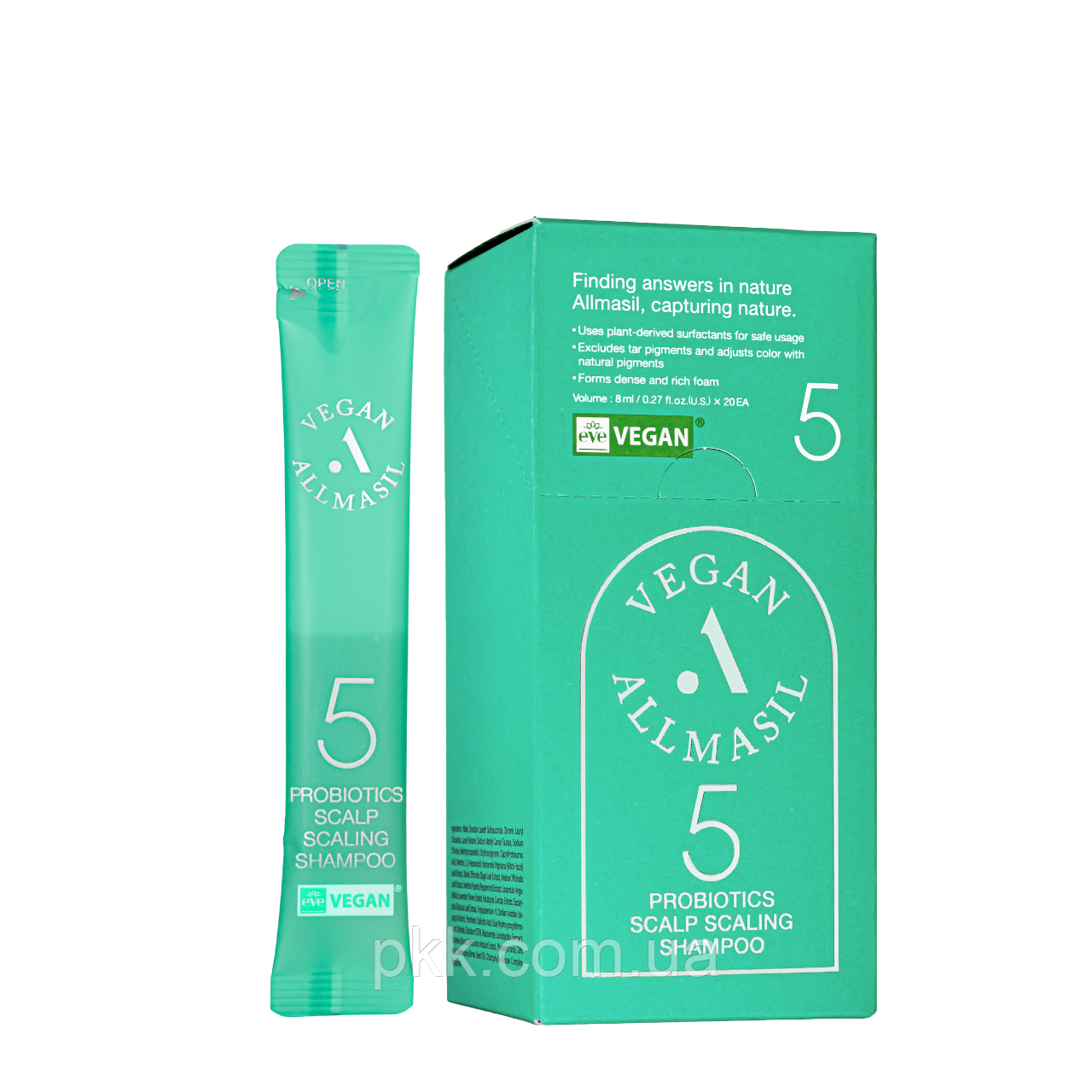 Шампунь для волос All Masil 5 Probiotics Scalp Scaling Shampoo 8 мл - фото 1 - id-p2102457185