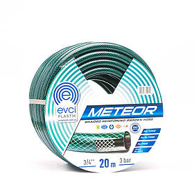 Шланг для поливу Evci Plastik Meteor ПВХ Ø 3/4" тришаровий, армований, бухта 50 м