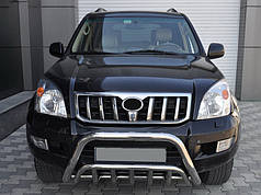 Кенгурятник низький WT002 нерж для Toyota Land Cruiser Prado 120