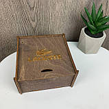 Дерев'яна подарункова коробка під ремінь, гаманець. Дерев'яні коробки гурт і роздріб, фото 7