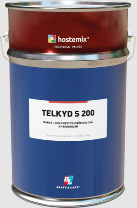 Фарба по металу TELKYD S 200 антикорозійна напівматова алкідна (25 кг), Teluria