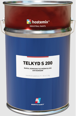 Фарба по металу TELKYD S 200 антикорозійна напівматова алкідна (25 кг), Teluria, фото 1