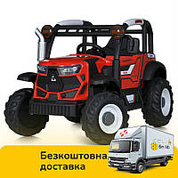 Электромобиль Трактор (2 мотора 25W, аккум 12V10AH, MP3, пульт 2,4G, музыка) Bambi M 5073EBLR-3 Красный