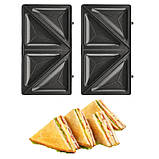 Вафельниця 5в1 Zepline 2200W ZP-802 Мультимейкер зі змінними панелями для сендвічів пончиків гриль горішниця, фото 4