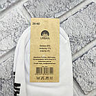 Шкарпетки жіночі високі весна/осінь р.36-40 білі з малюнками теніс URBAN 30038584, фото 6