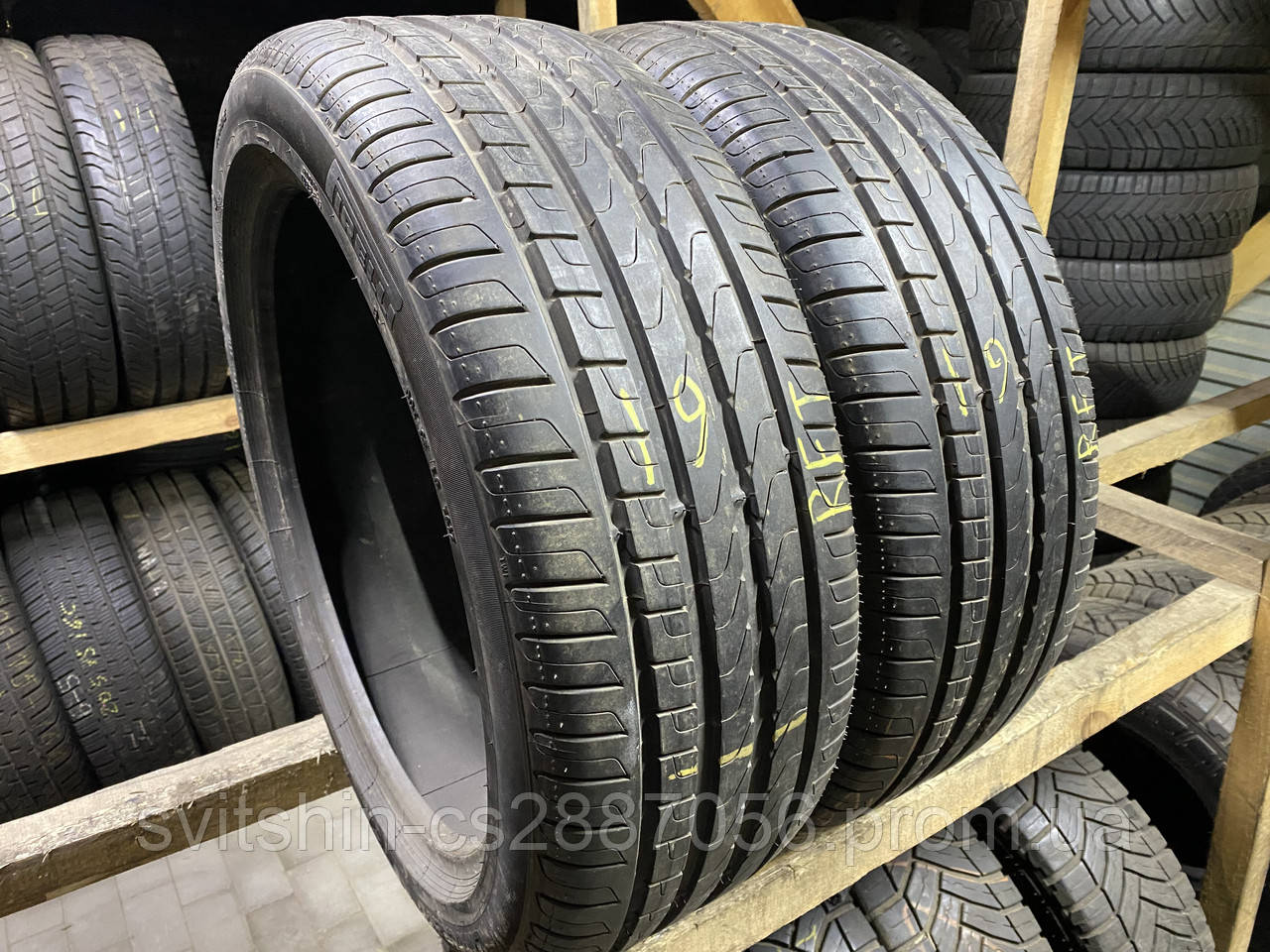 Шини літо 225/45R19 Pirelli Cinturato P7 RFT 6.5мм 2019рік, фото 1