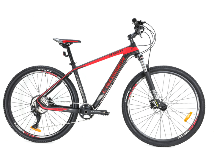 Велосипед гірський Crosser Genesis 29" 18 рама Чорно-червоний