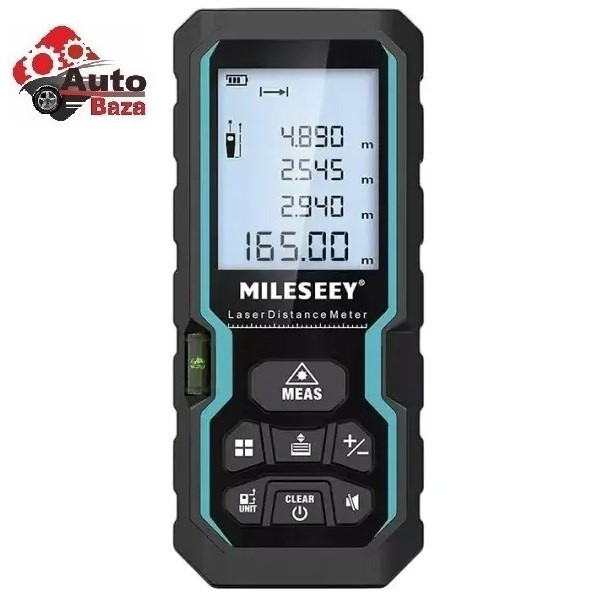 Лазерний далекомір Mileseey S6 (0,05 120 м/ ± 1,5 мм), Далекомір цифровий лазерний MILESEEY S6, Лазерна рулетка 120 метрів