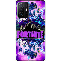 Силіконовий чохол бампер для Xiaomi 11T / 11T Pro з малюнком Fortnite Marvel Фортнайт Марвел