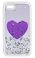 Чохол-накладка Smoll Confetti + Stand Mirror для iPhone SE2 / 8 / 7 Violet