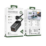 Мережевий зарядний пристрій ACEFAST Z2 PD75W GaN (3*USB-C+2*USB-A) desktop charging adapter Black, фото 5