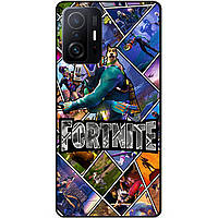 Силіконовий чохол бампер для Xiaomi 11T / 11T Pro з картинкою Фортнайт Fortnite