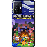 Силіконовий чохол бампер для Xiaomi 11T / 11T Pro з картинкою Майнкрафт Minecraft