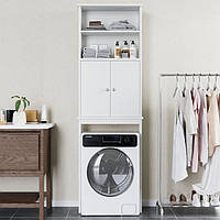 Шкаф для стиральной машинки или унитаза, ШВК - 1, цвет Белый