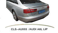 Audi A6 C7 2012+ спойлер лип ABS 2