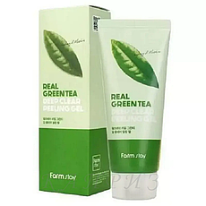 Глибокооочисний пілінг-гель для обличчя FarmStay Green Tea Deep Clear Peeling Gel 100 мл