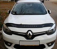 Дефлектор капота (мухобойка) Renault Fluence 2013+ (VIP)