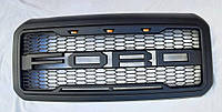 Ford F-250 Mk3 P473 2011+ решетка радиатора с LED огнями в стиле Raptor KRN