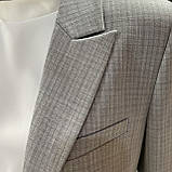 Піджак J. London жіночий класичний преміум довгий рукав на гудзиках 46 сірий, фото 4