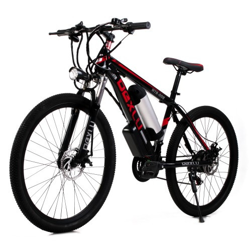 Електровелосипед спортивний 26 дюймів (мотор 350 Вт, акумулятор 36v10Ah, швидкість 21) FY-018D Чорний