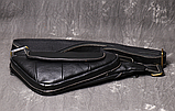 Сумка шкіряна сумка бананка на груди, слінг барсетка натуральна шкіра, фото 9