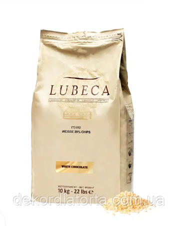 Білий шоколад Lubeca 29% 1 кг