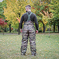 Армейские тактические брюки, военные штаны мужские на синтепоне Soft Shell, утепленные, для ЗСУ M, Мультикам