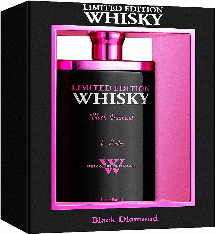 Парфумована вода жіноча Evaflor Whisky Black Diamond Limited Edition 90ml