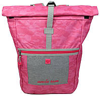 Жіночий міський рюкзак Rolltop Uncle Sam IAN313561 22L Рожевий