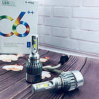 Светодиодные лампы Led C6 H4 5500 Лм, набор ксенон,биксенон! Скидочка