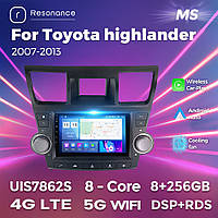 Штатная магнитола Toyota Highlander 2 (XU40) (2007-2013) E100 (1/16 Гб), HD (1024x600) IPS, GPS