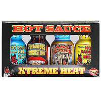 Набор соусов Xtreme Heat Hot Sauce Set 4s 80g