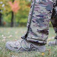 Военные штаны мужские на синтепоне Soft Shell мультикам, армейские тактические брюки, утепленные для ЗСУ