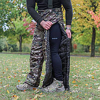 Военные штаны мужские на синтепоне Soft Shell, армейские тактические брюки, утепленные для ЗСУ L, Мультикам