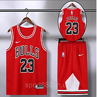 Комплект красная баскетбольная форма Джордан 23 Чикаго Буллс Jordan Chicago Bulls 4XL