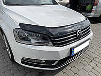 Дефлектор капота (мухобойка) Volkswagen Passat B7 2010-2015 (VIP)