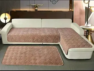 Накидки-дивандеки на угловой диван многофунциональные 3 полотна