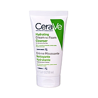 Увлажняющий крем -пенка для умывания CeraVe - Hydrating Cream to Foam Cleanser 50 ml