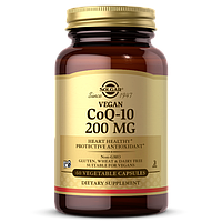 Вегетарианский коэнзим CoQ10 Solgar (Vegetarian CoQ-10) 200 мг 60 вегетарианских капсул