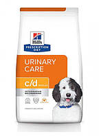 Сухой корм Hill's (Хилс) c/d Urinary Care для собак при заболеваниях мочевыводящих путей, с курицей 12 кг