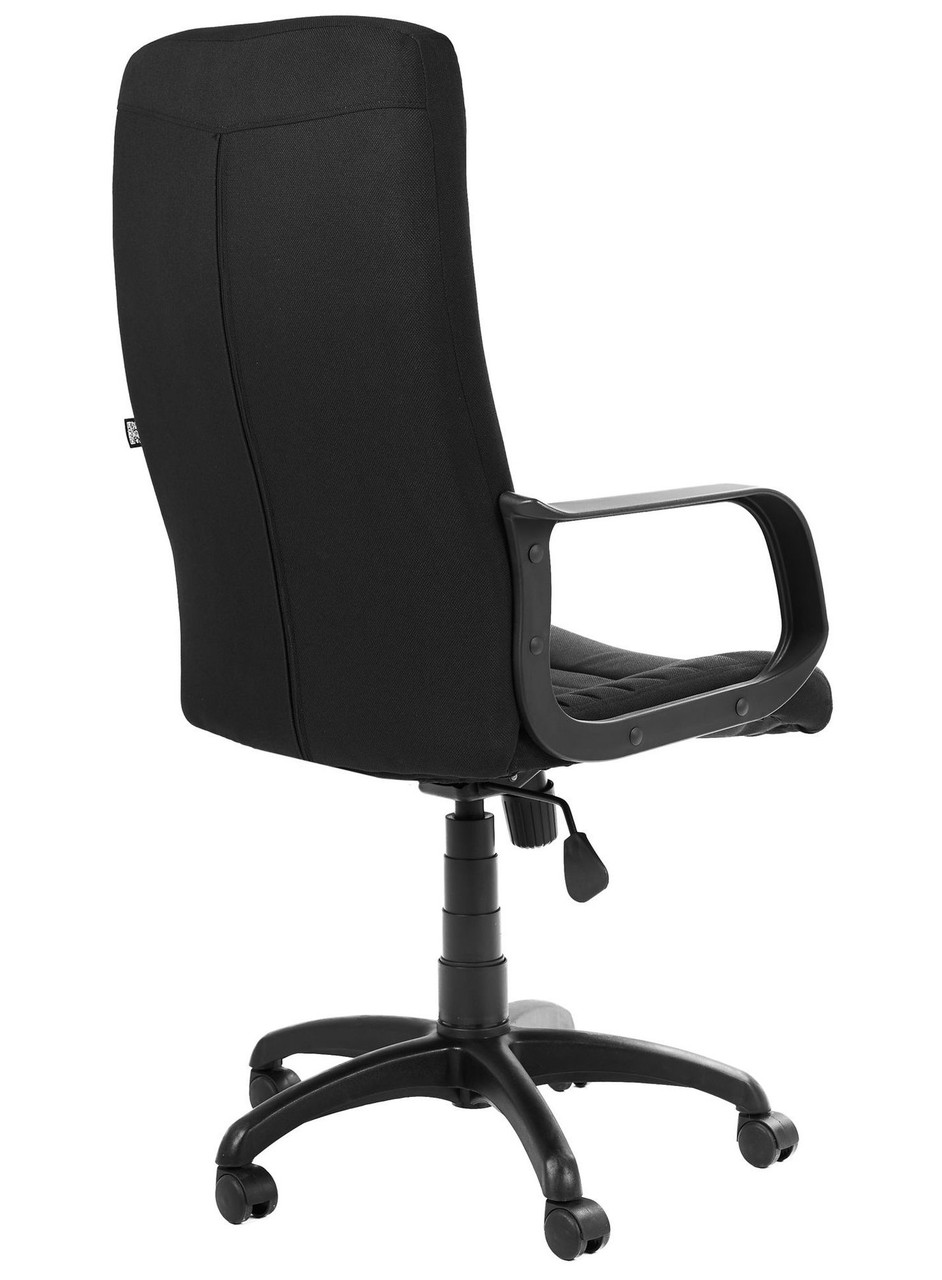 Тканевое компьютерное кресло вращающееся для компьютера tilt с высокой спинкой в офис Атлет PL черное AMF - фото 6 - id-p2105940663