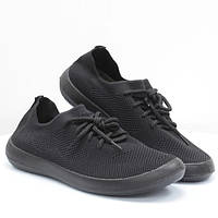 Чоловічі чорні кеди текстиль 25,5см