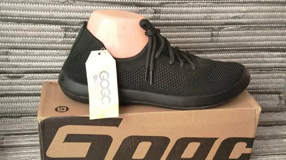 Літні чорні кеди текстиль розмір стопи 25,5см, фото 1