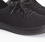 Чоловічі чорні мокасини слипони текстиль 25,5см, фото 6