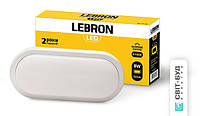 LED світильник LEBRON L-WLO, 8W, овал, 4100K, 720Lm, ІР65