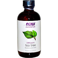 Олія чайного дерева Tea Tree Now Foods Essential Oils 118 мл.