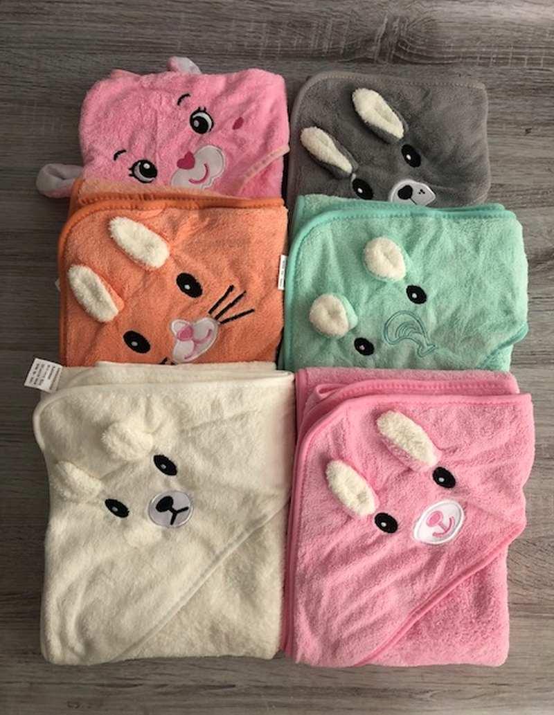 Полотенце куточок для купання новонароджених Мілашка Мікрофібра преміум, фото 1